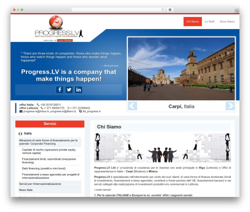 WP theme Progress LTD - progressltd.biz