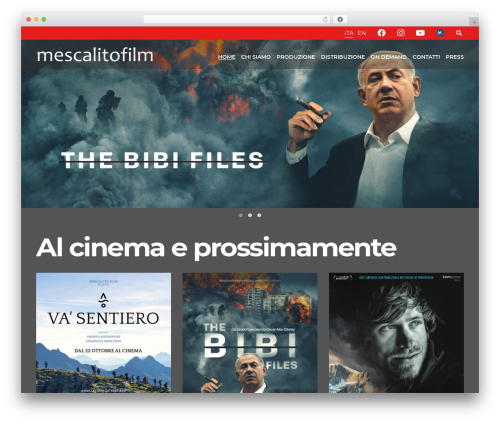 WP theme WP Bootstrap Starter - mescalitofilm.com