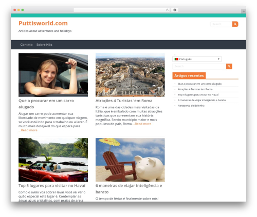 Adaptive Flat WordPress theme - puttisworld.com Adaptive Flat WordPress theme - puttisworld.com