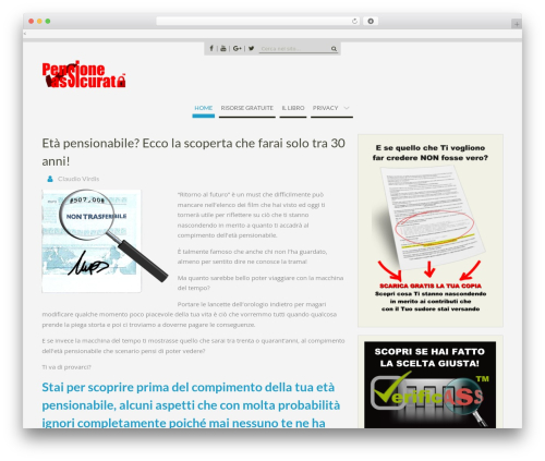 Best WordPress template WEN Business Pro - pensioneassicurata.com