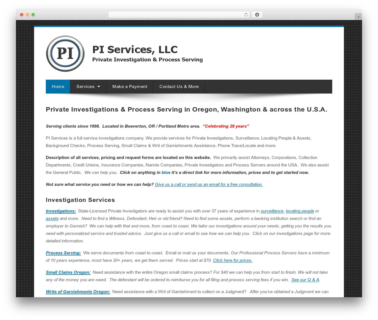 BiscayaLite WordPress theme - pi-info.com