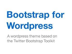 Bootstrap for Wordpress WordPress theme by Andrea Giannangelo