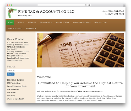 Gns newsletters WordPress plugin - pinetax.com