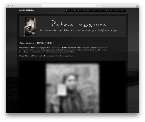 Modularity Lite WordPress theme - patriaobscura.fr