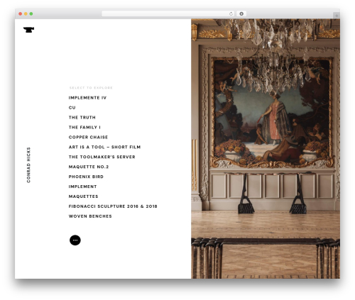Pegasus WordPress theme - conradhicks.com