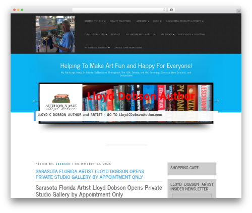 Simplicity Lite WordPress theme - lloyddobsonartist.com Simplicity Lite WordPress theme - lloyddobsonartist.com