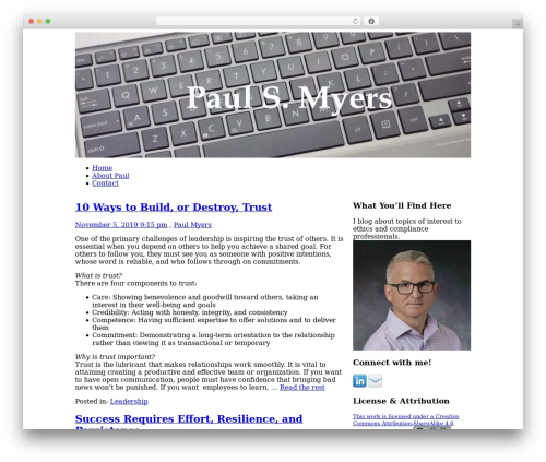 Vortex best WordPress theme - paulsmyers.net Vortex best WordPress theme - paulsmyers.net