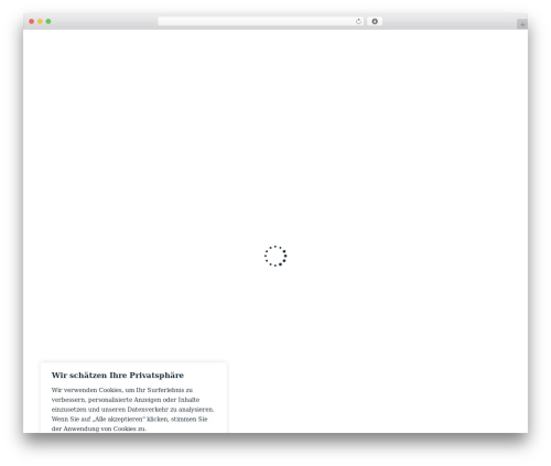 WordPress theme Acacio - teich.co.at