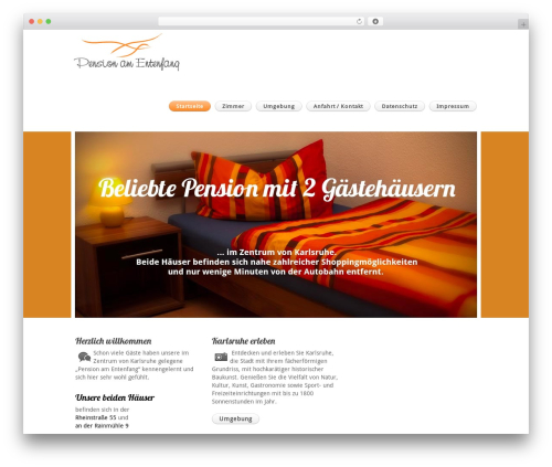 WordPress theme Clear Theme - pension-am-entenfang.de