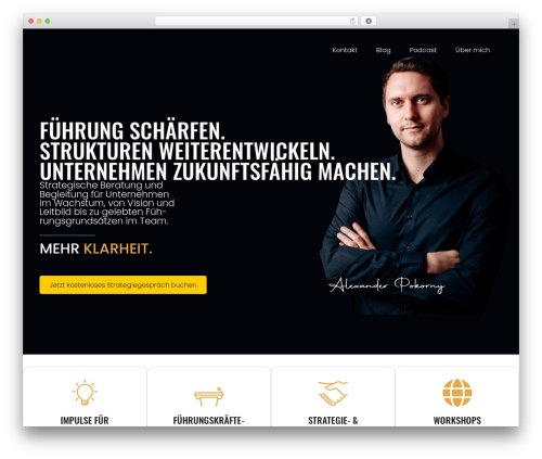 WordPress theme Hello Elementor - alp-alexanderpokorny.de