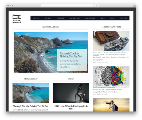 Dysania grid gallery WordPress plugin - precise-moment.com
