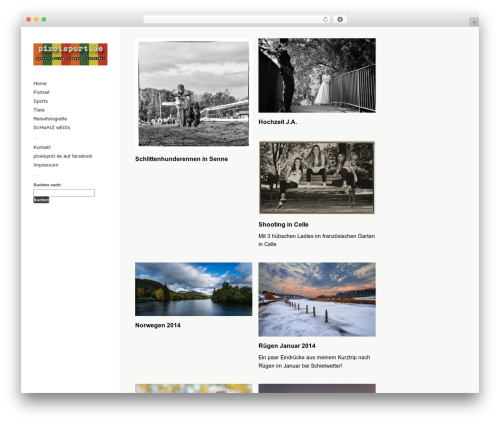 WordPress theme Touchfolio - pixelsport.de