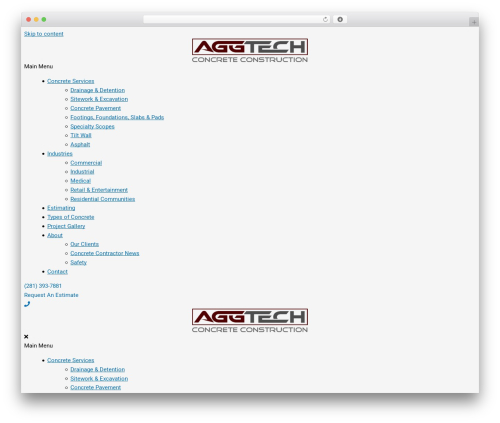 Aggtech Concrete WordPress theme - aggtechconcrete.com Aggtech Concrete WordPress theme - aggtechconcrete.com