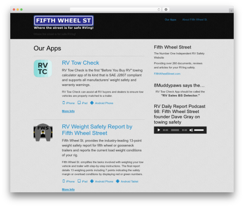 AppifyWP Pro WP theme - fifthwheelst.info