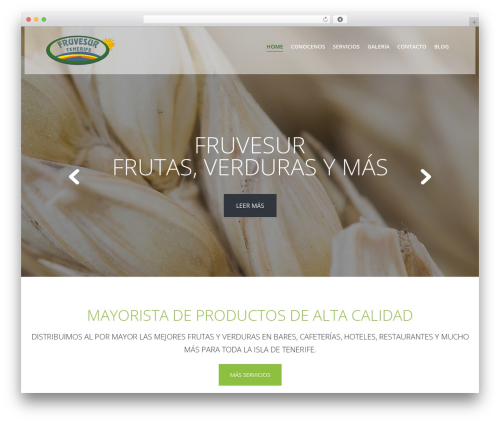 cherry WordPress theme design - fruvesur.com
