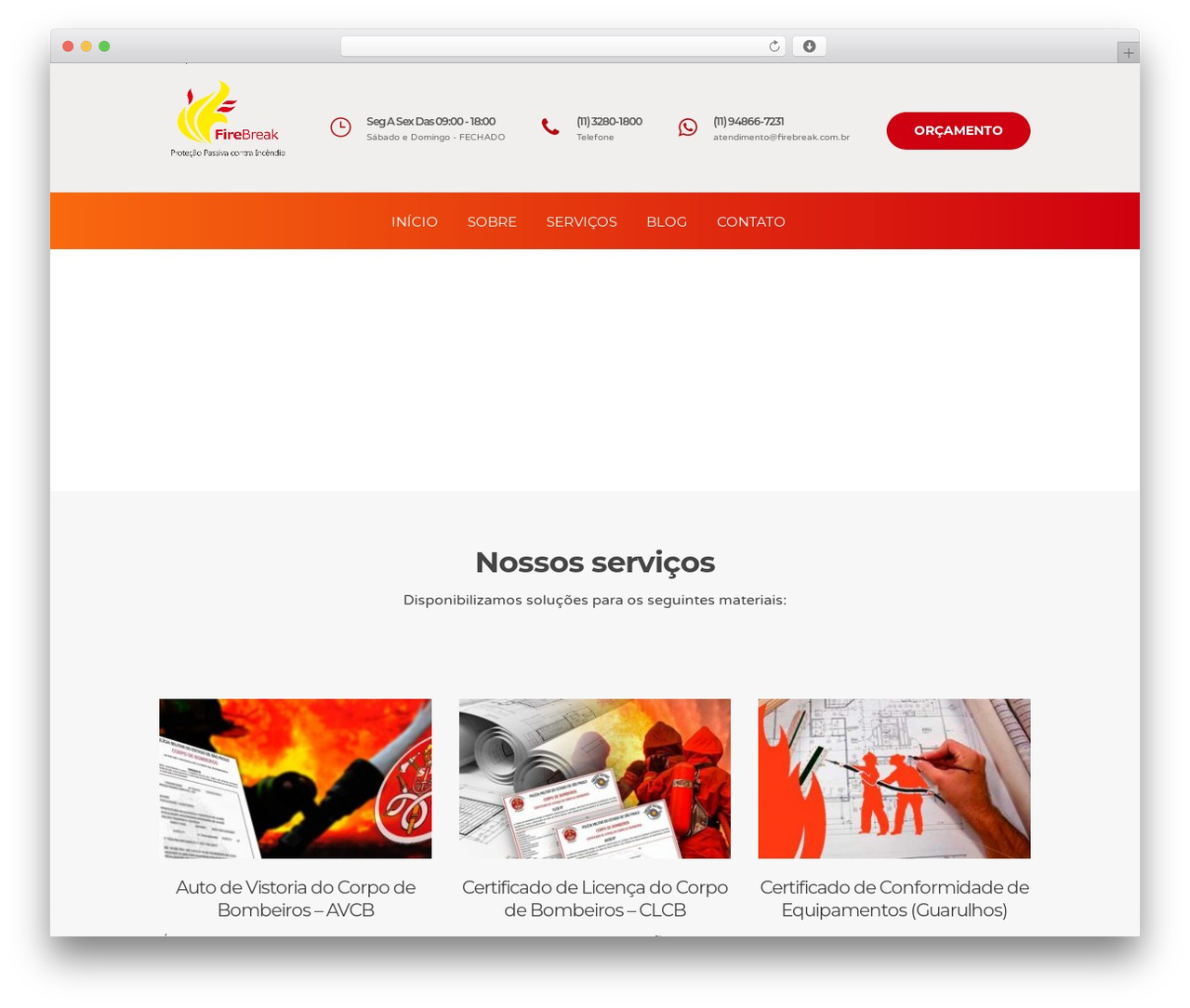 ConnectWP WordPress theme - firebreak.com.br