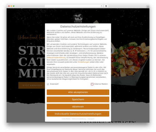 DishUp WordPress theme - urbanfoodfamily.de