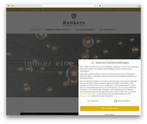 Divi theme WordPress - claudiarankers.de