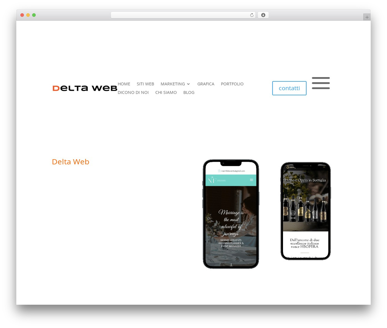 Divi WordPress theme - delta-web.net