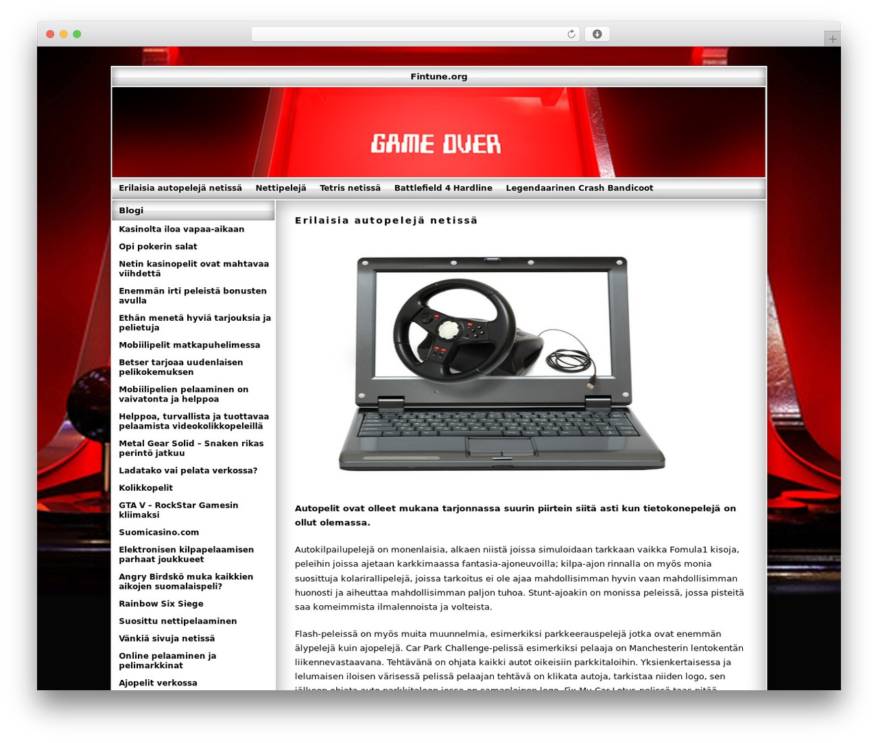 Exact WordPress theme - fintune.org Exact WordPress theme - fintune.org