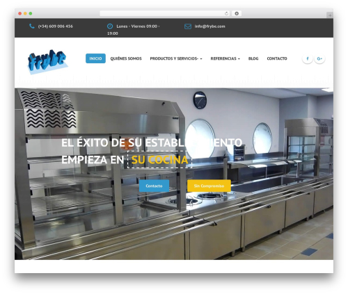 Frybe WordPress theme - frybe.com