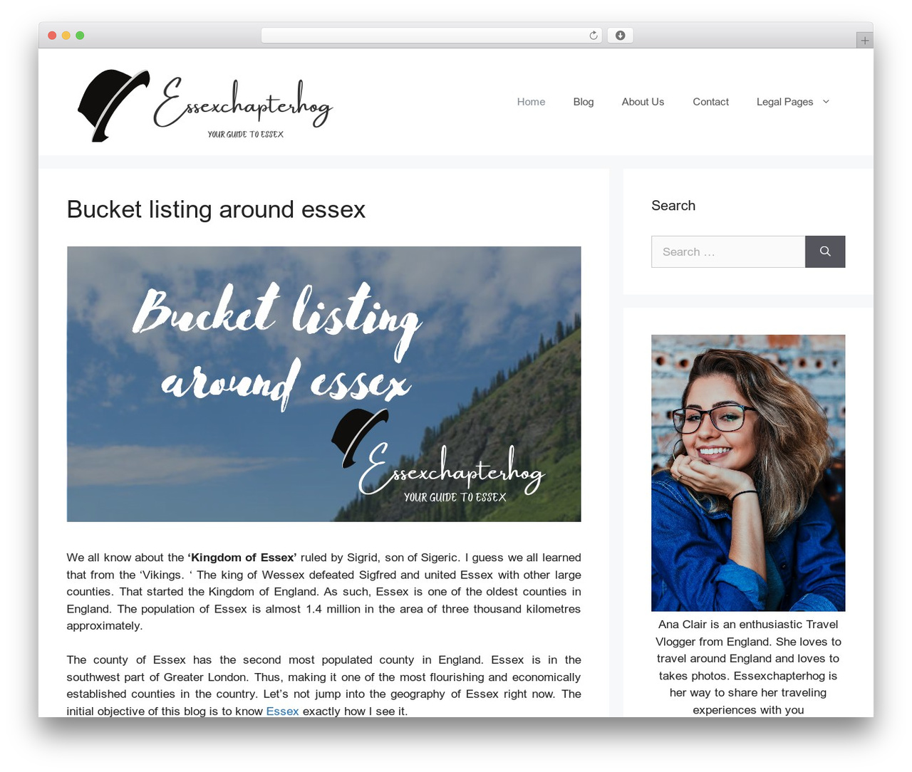 GeneratePress premium WordPress theme - essexchapterhog.com