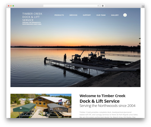 GreenThumb WordPress theme - timbercreekdock.com