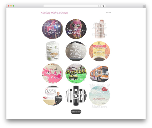 Spun theme WordPress - findingpinkunicorns.com Spun theme WordPress - findingpinkunicorns.com