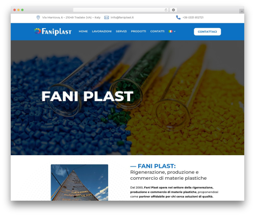 Theme WordPress Divi - faniplast.it