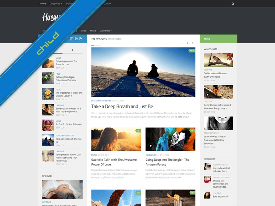 WordPress theme aff