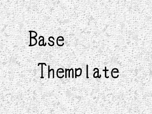 WordPress theme Base Theme WordPress theme Base Theme