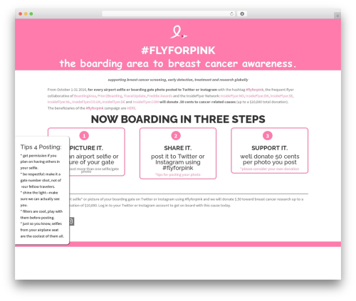 Wordpress social stream WordPress plugin - flyforpink.com