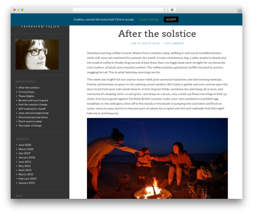 WordPress theme Flat - findingfleur.com