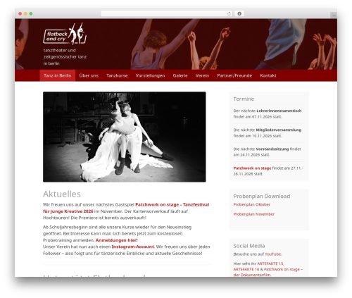 WordPress theme Flatback - flatback-and-cry.de