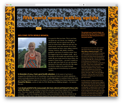 WordPress theme Thesis - fifthworldwomen.com