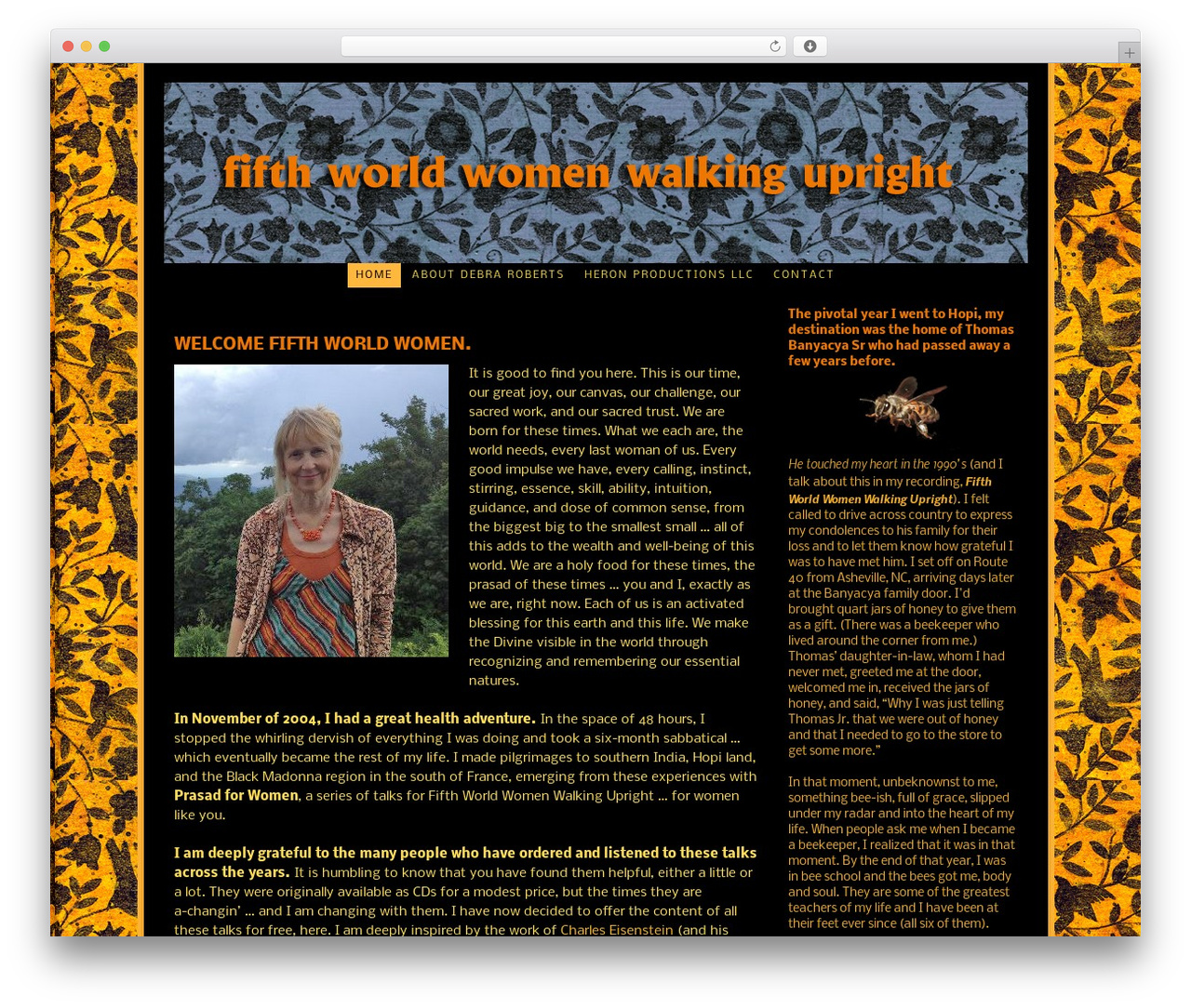 WordPress theme Thesis - fifthworldwomen.com
