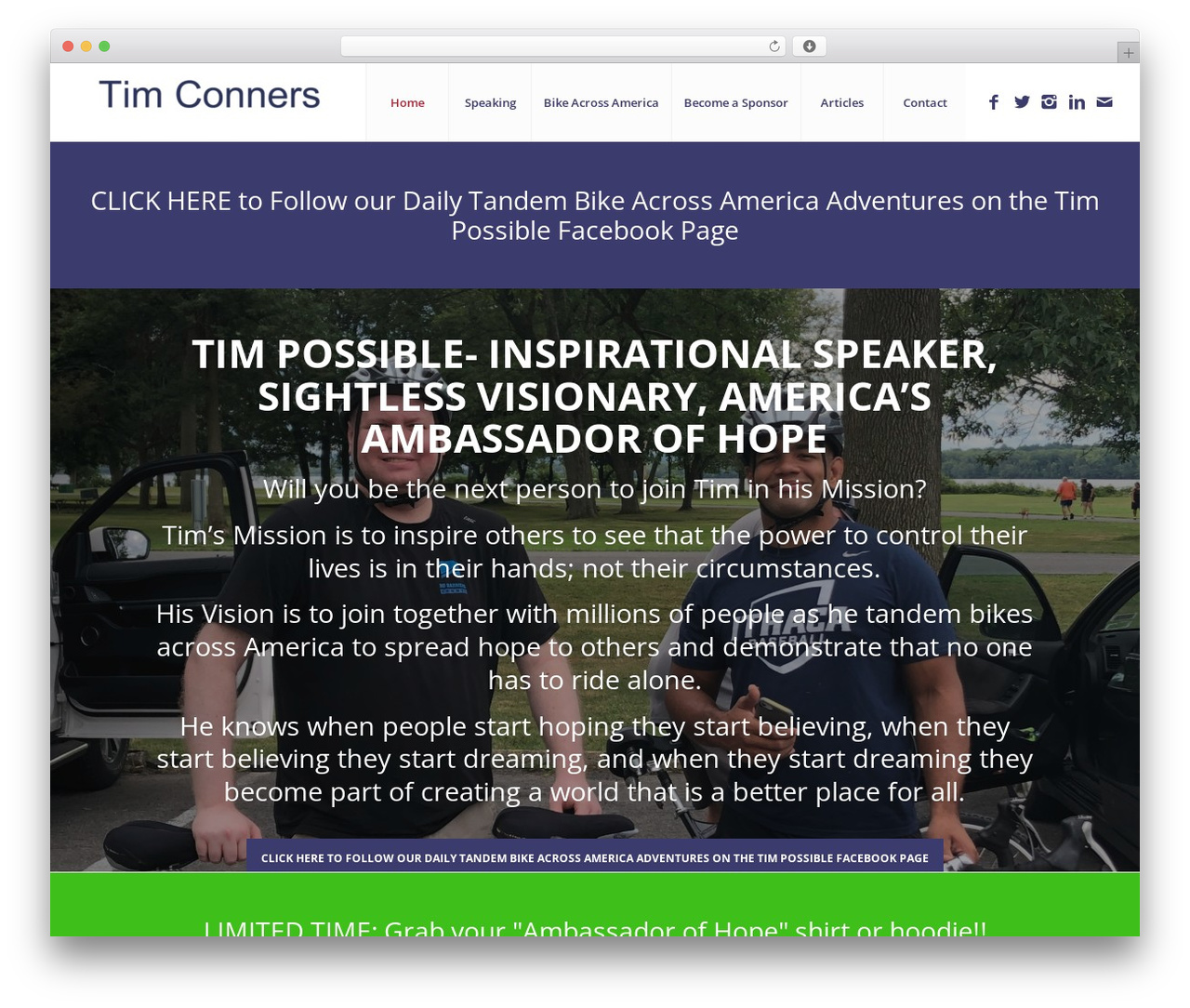 WordPress theme Tim Conners - timconners.com