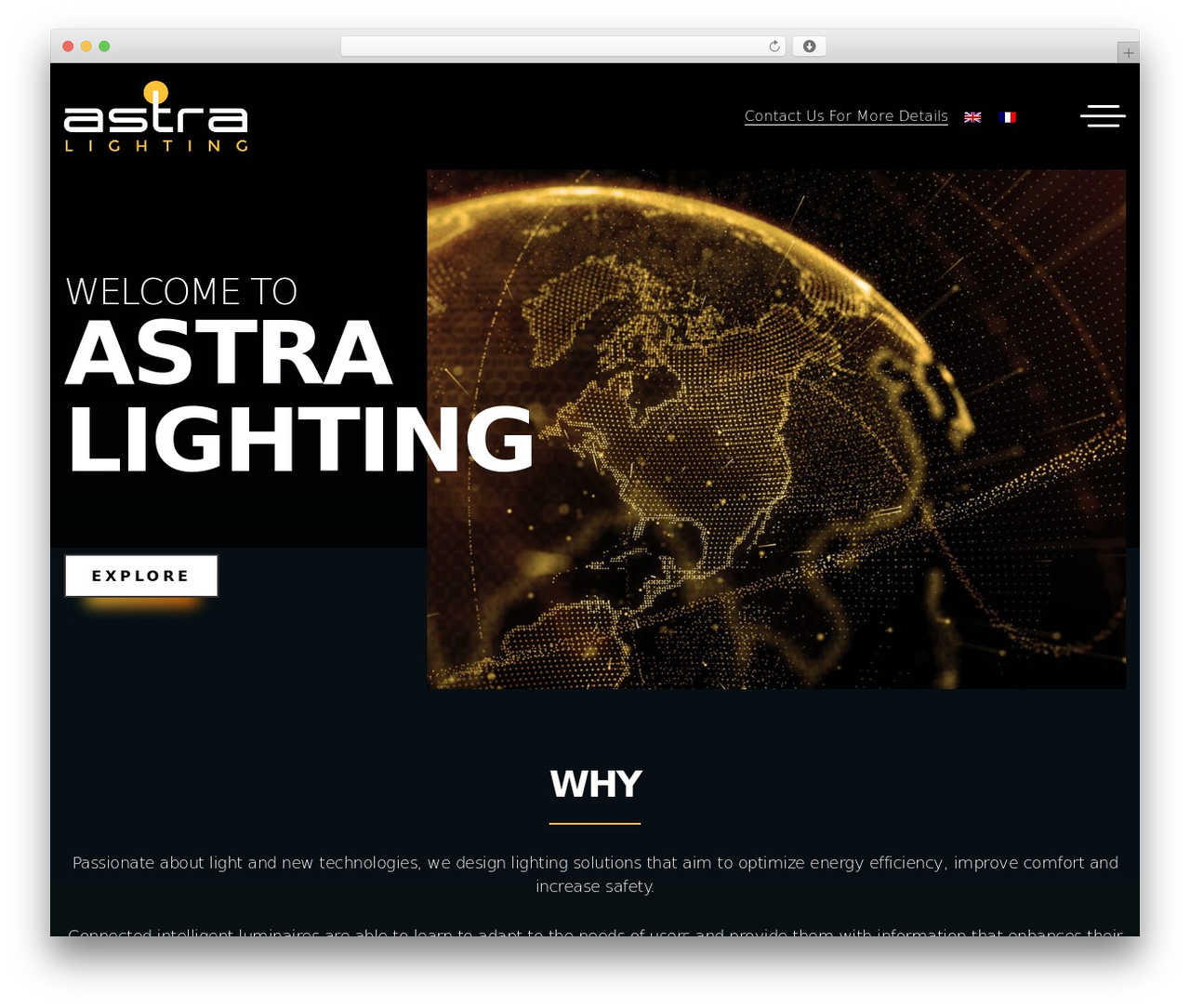 WordPress website theme Pacrose Wordpress Development - astra-lighting.com
