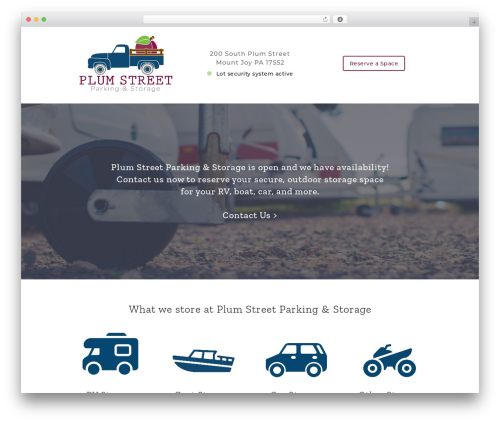 WP theme O2DCA Framework - plumstreetparking.com