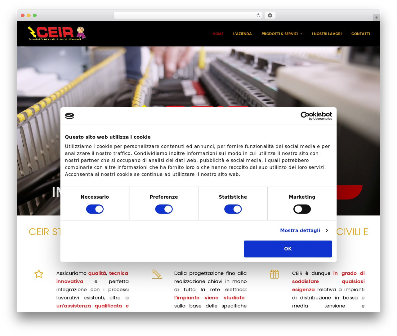 Best WordPress theme Uncode - ceirelettrica.it