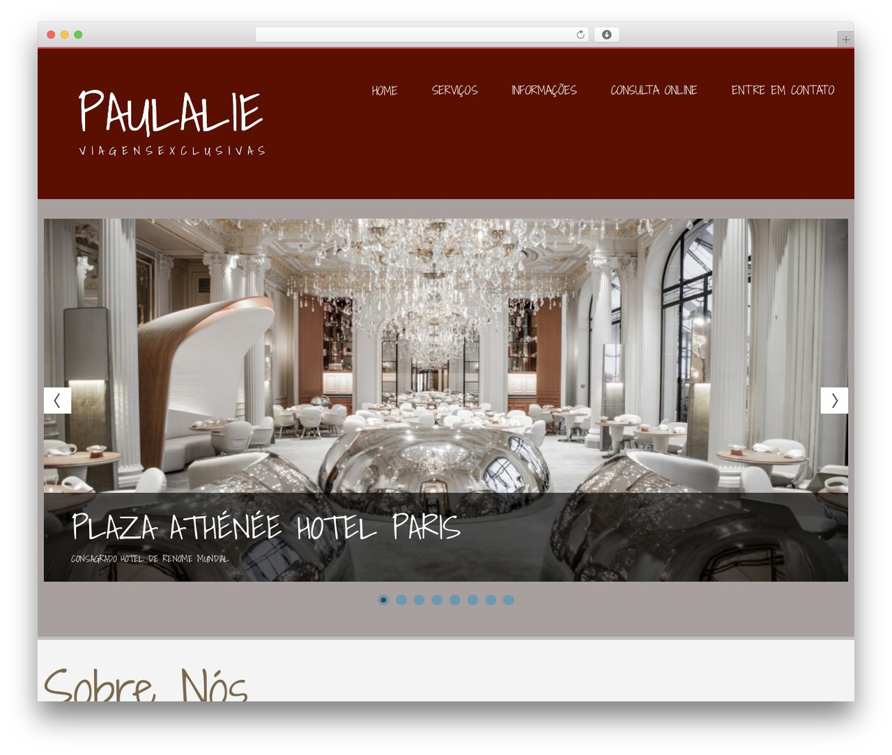 cherry WordPress theme - paulalie.com.br