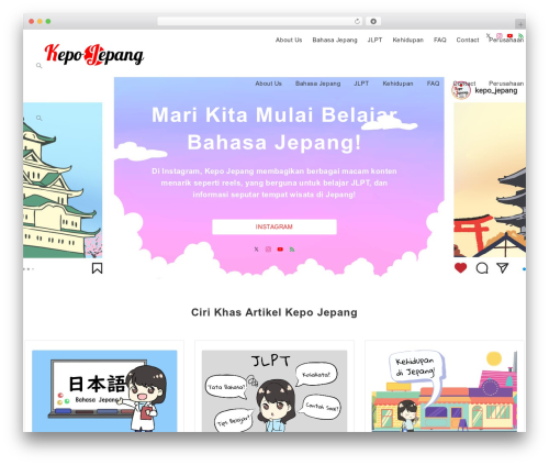 Emanon Premium WordPress theme - kepojepang.com