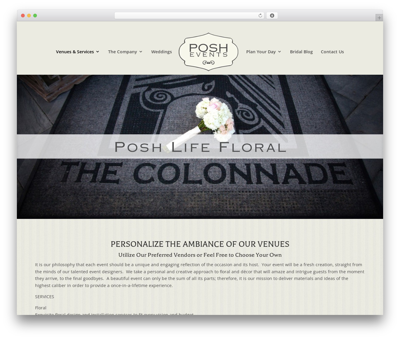 WordPress theme Divi - poshscranton.com/floral WordPress theme Divi - poshscranton.com/floral