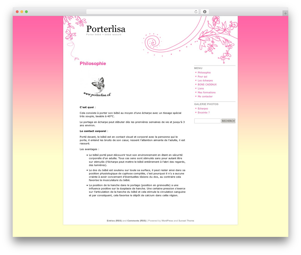 WordPress theme Sunset Theme - porterlisa.ch WordPress theme Sunset Theme - porterlisa.ch