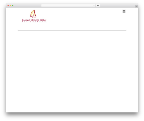 WordPress theme Themify Simfo - praxis-baessler.de
