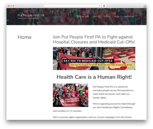 Atomic WordPress theme - putpeoplefirstpa.org Atomic WordPress theme - putpeoplefirstpa.org