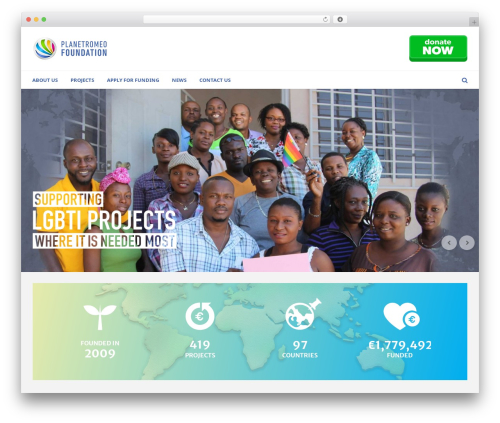 Best WordPress theme Gridlove - planetromeofoundation.org