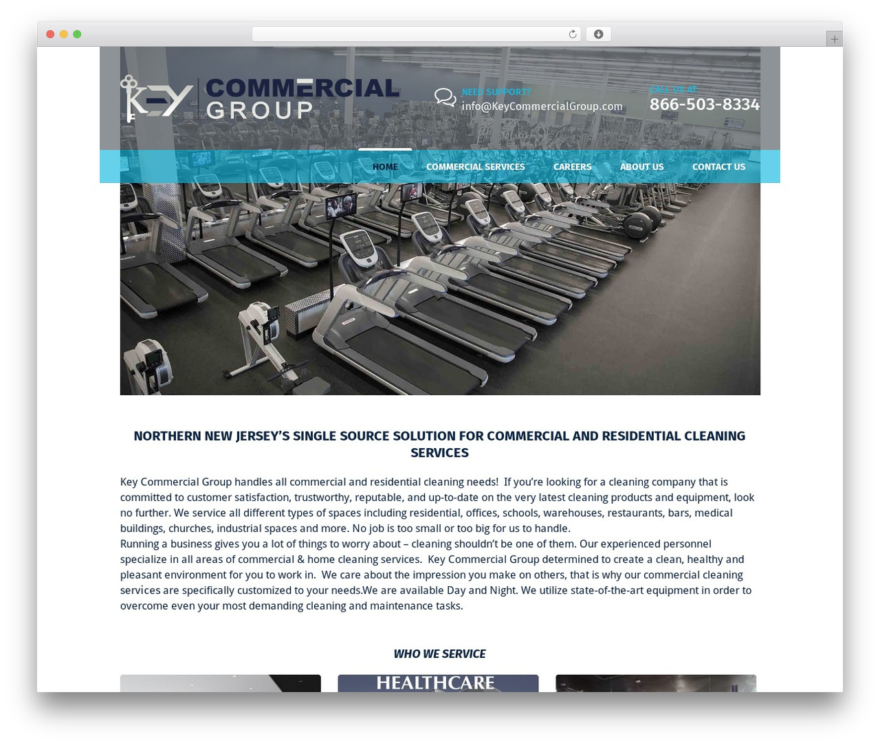 Cleanora WordPress theme - keycommercialgroup.com