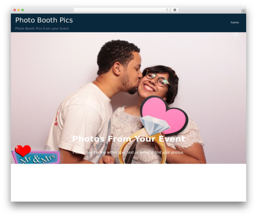 Cloudworx WordPress theme design - photoboothpics.net