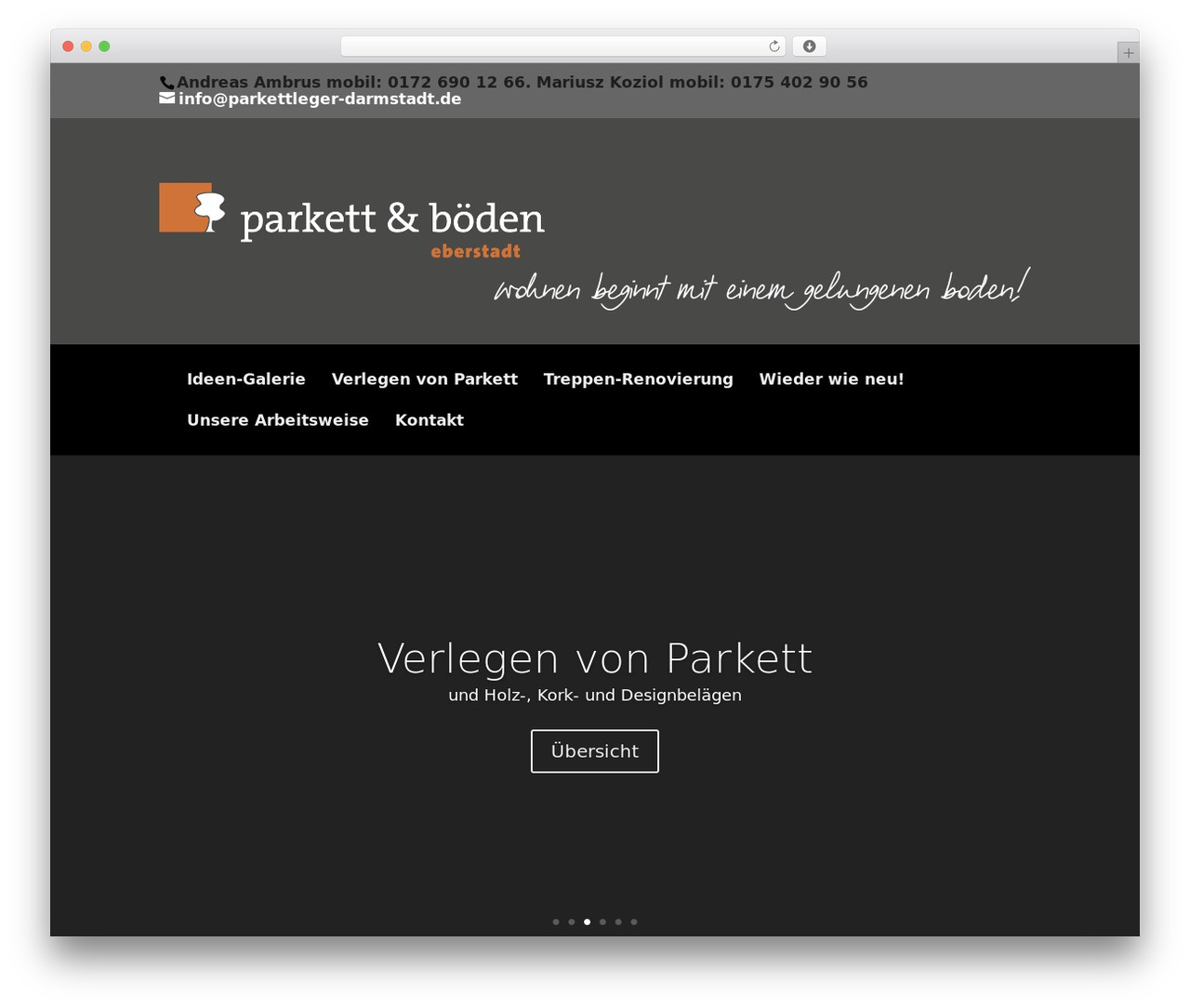 Divi WordPress theme - parkettleger-darmstadt.de